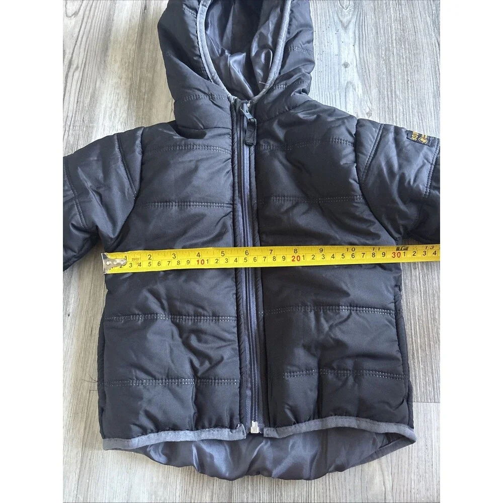 NWT Body Glove Hooded Quilted Black Puffer Coat Winter Down Jacket Toddler 2T